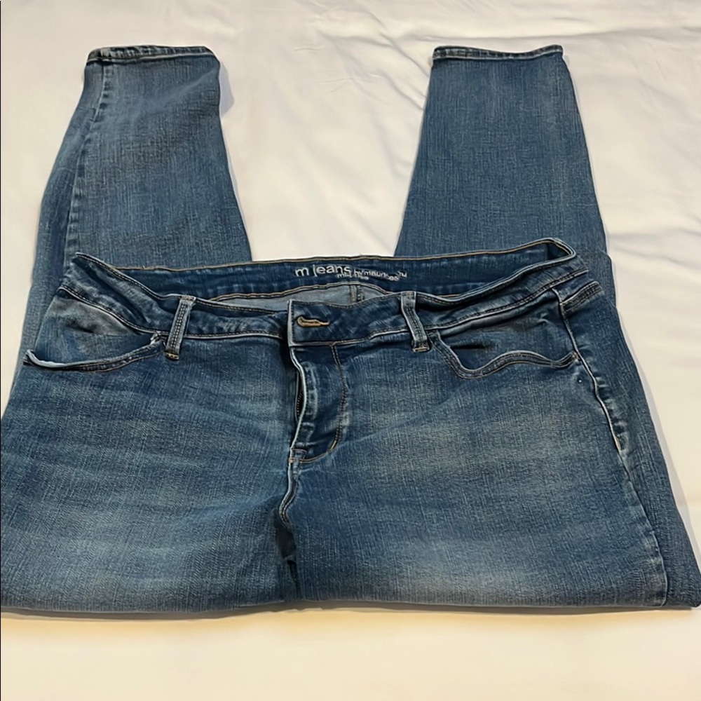 Maurices Blue Skinny Jeans with Tapered Fit